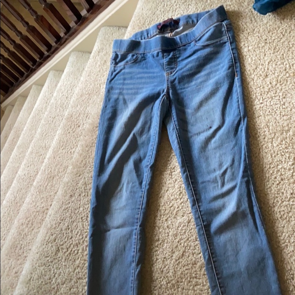 Soft denim skinny jeans